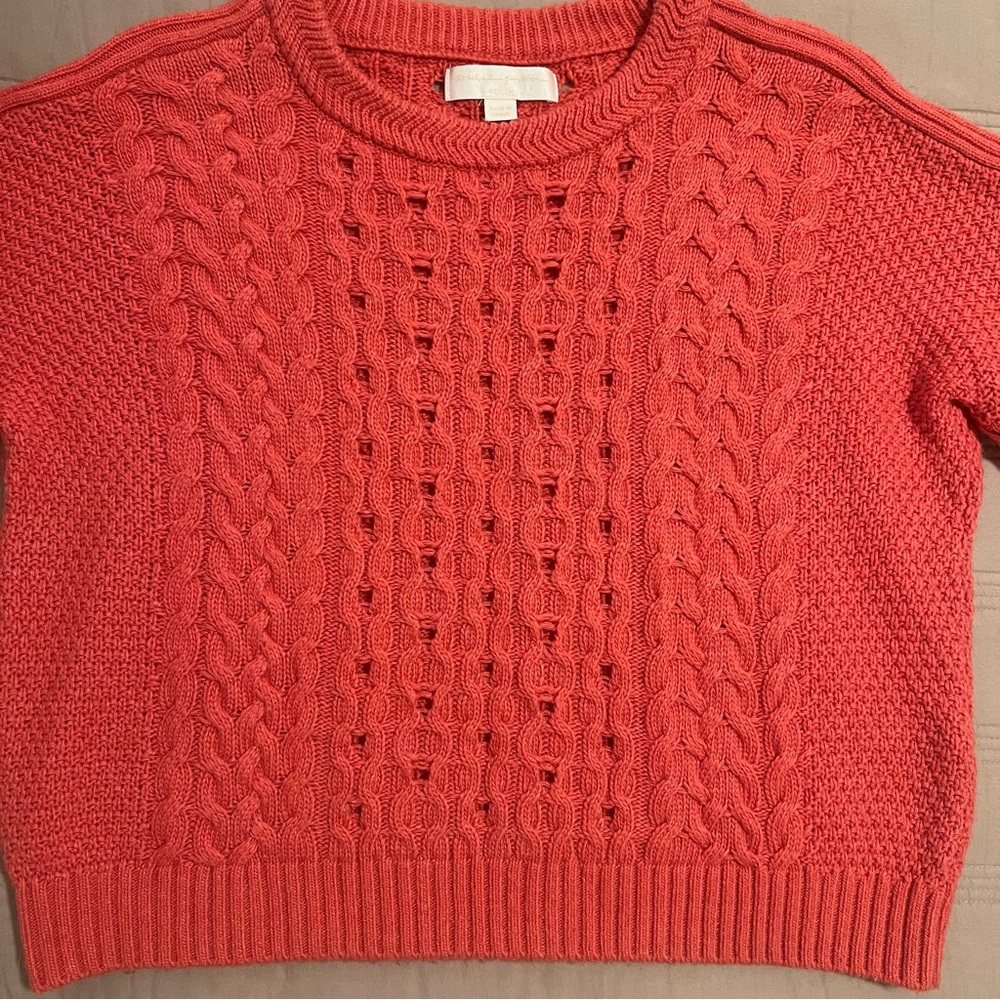Spiritual Gangster Coral Cable Knit Sweater - Picture 5 of 6